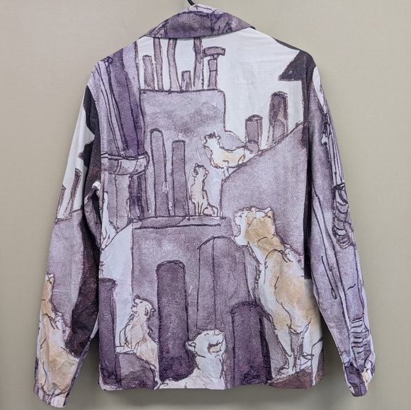 Disney The Aristocats Nylon Windbreaker Jacket Small - Picture 2 of 15